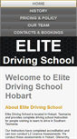Mobile Screenshot of elitedriving.com.au